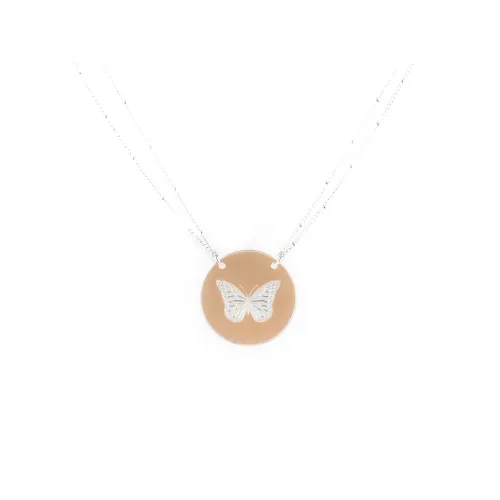 Collier Papillon Nude