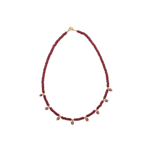 Collier lucky eyes corail