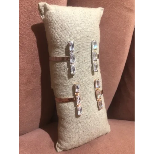 Manchette H strass
