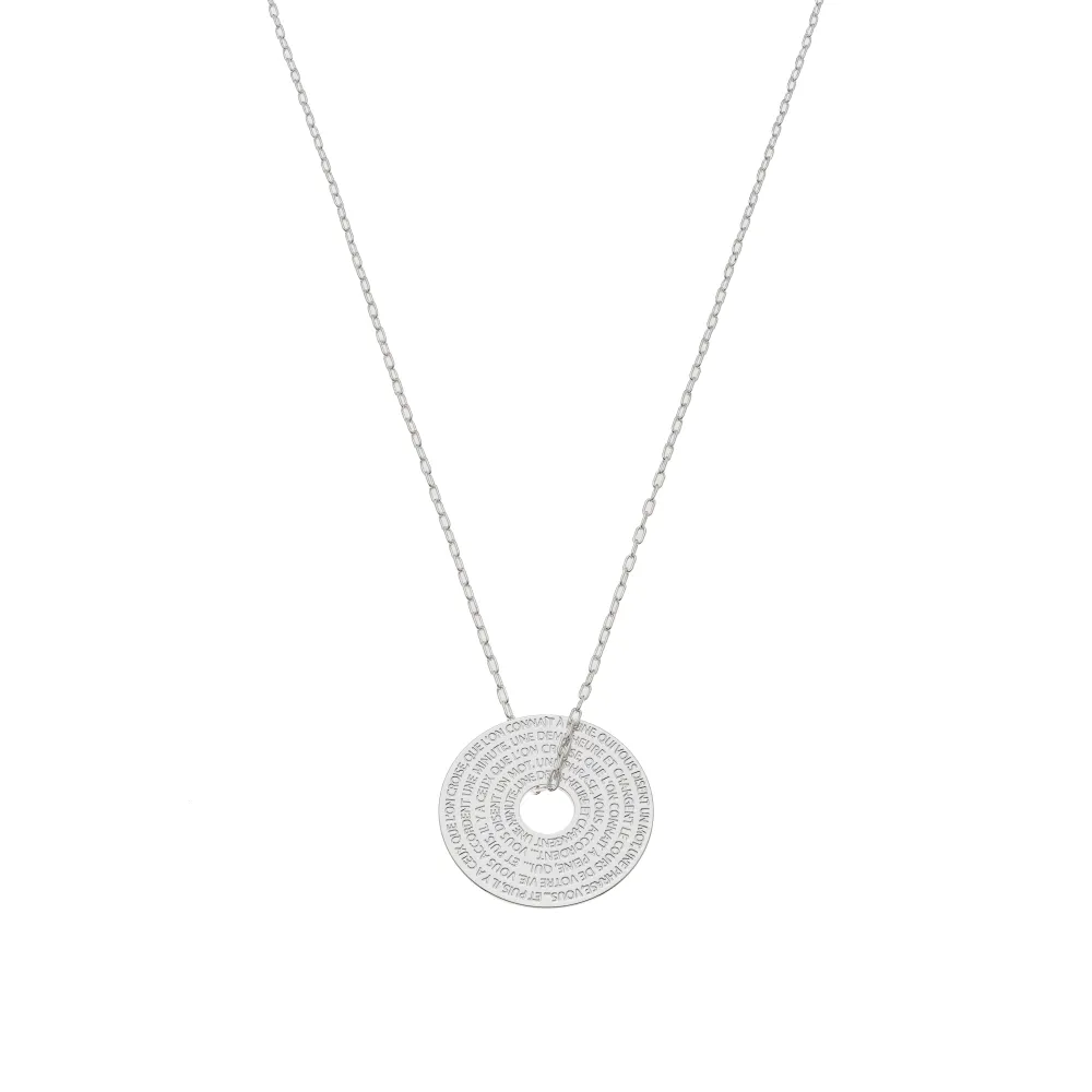 Collier médaille hugo 2
