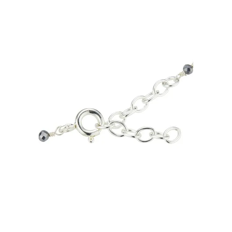 Bracelet Médaille Voyages Hématite