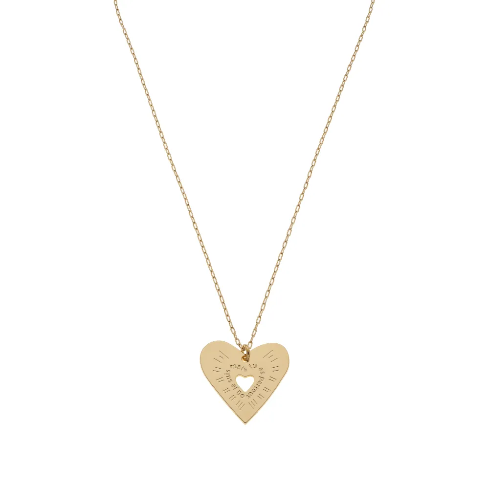 Collier Chaîne Hugo Coeur