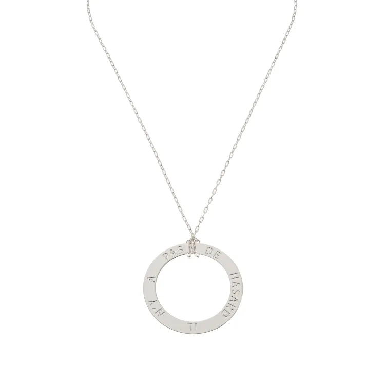 Collier Médaille cercle hasard