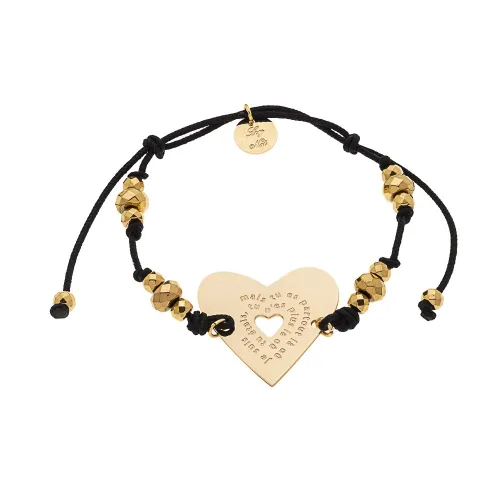 Bracelet cordon hugo coeur