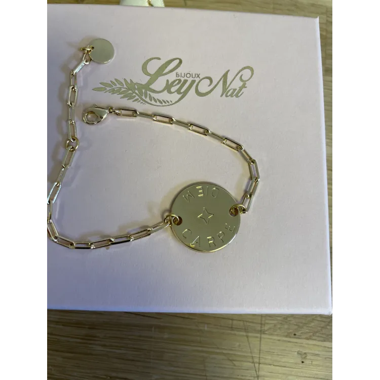 Bracelet gourmette Carpe Diem