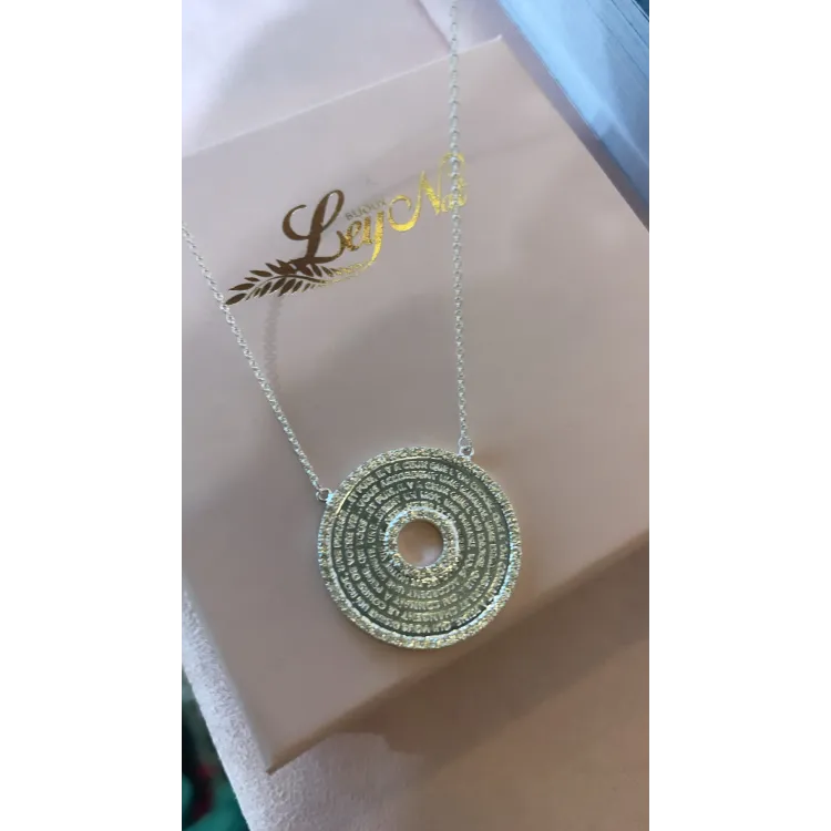 Collier médaille précieux Victor Hugo