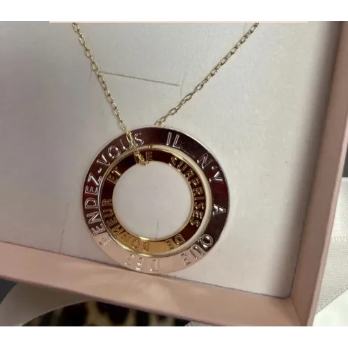 Collier double cercle poésie