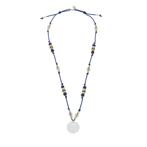 Collier fil de soie carpe diem