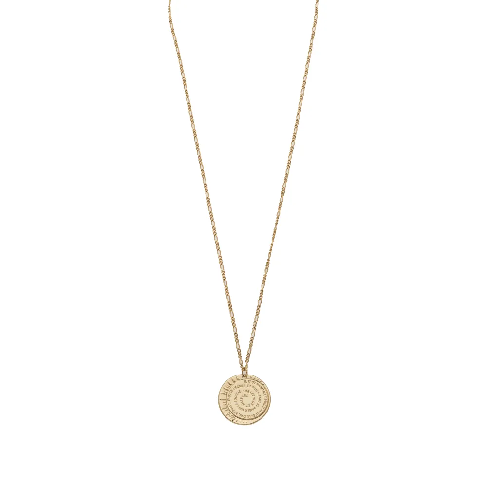 Médaille chaîne figaro hugo 1
