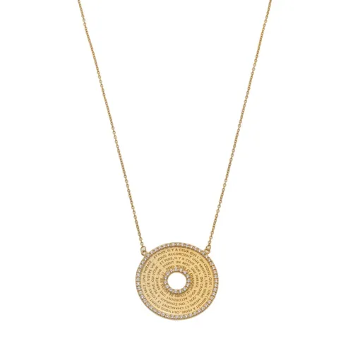 Collier médaille précieux Victor Hugo