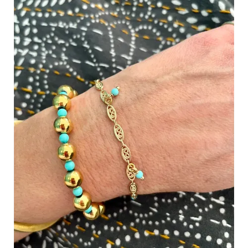 Bracelet malibu doré
