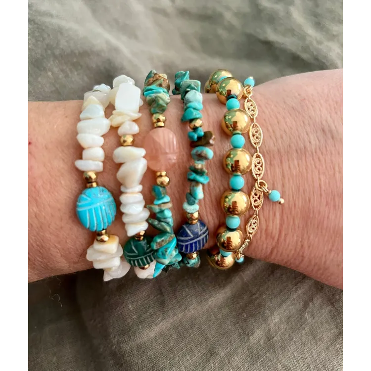 Bracelet malibu doré