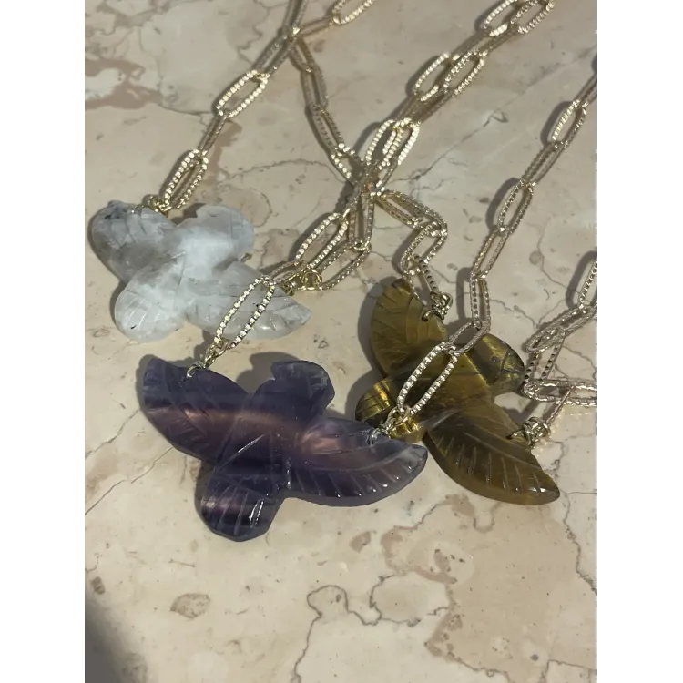 Collier Birdy oeil de tigre