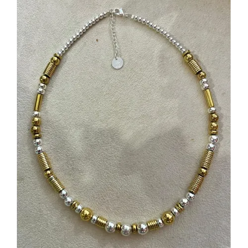 Collier Cosmic bicolore