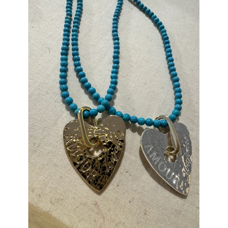 Médaille cœur Amour toujours