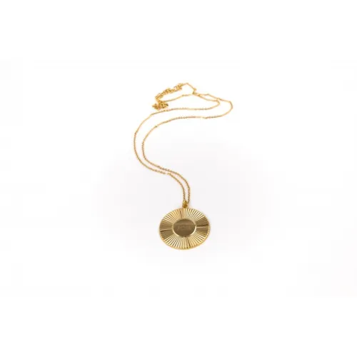 Collier Médaille Soleil Joie