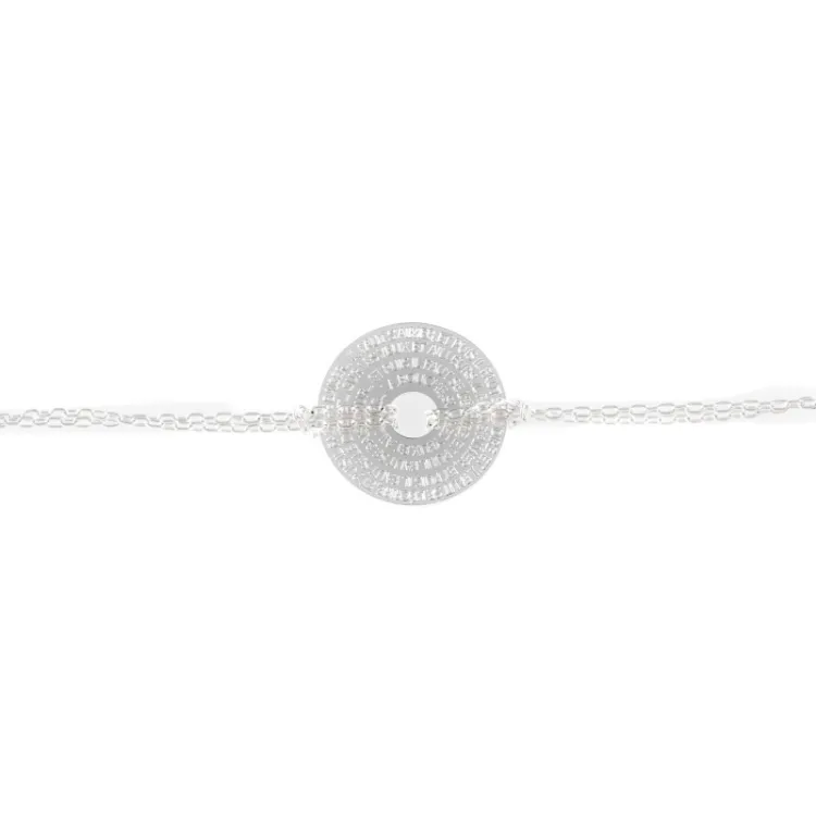 Bracelet médaille hugo 1