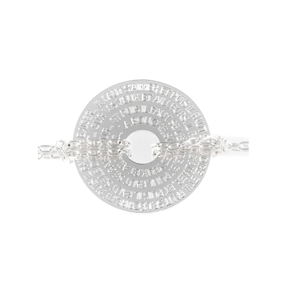 Bracelet médaille hugo 1