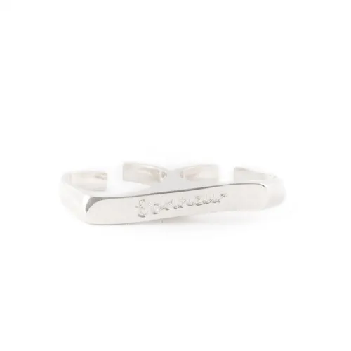 Bague bonheur double doigt