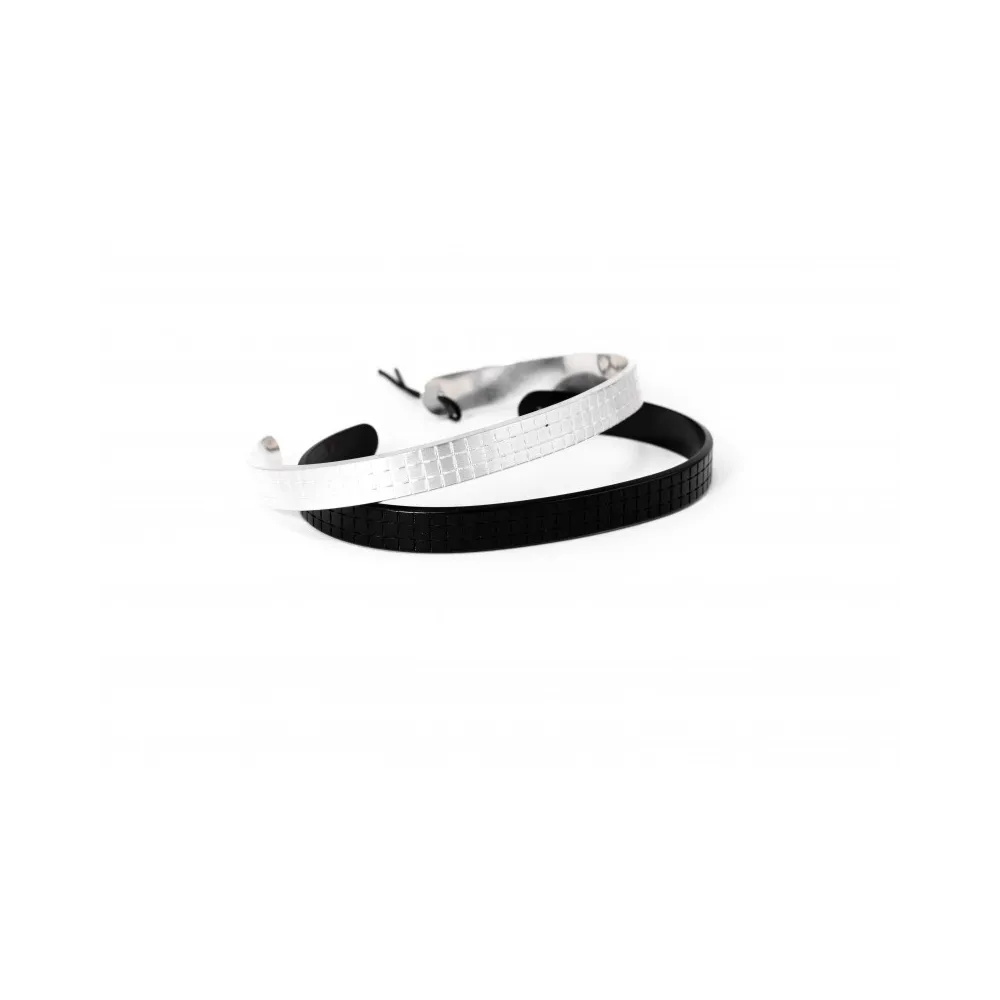 Jonc Quadrillé Homme 7mm